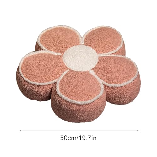 Oreiller de corps polyvalent en forme de fleur, coussin décoratif de salon - 3