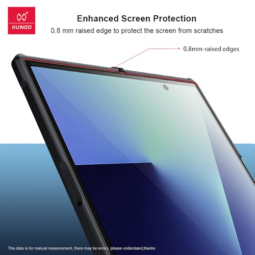 Image of PRITO Compatible for Samsung Galaxy Z Fold 7 Case - Clear Beatle Slim Phone Case with Hard Pc Back, Soft TPU Edges, Hinge, Non-Yellowing, Shockproof Protective Cover for Z Fold 7