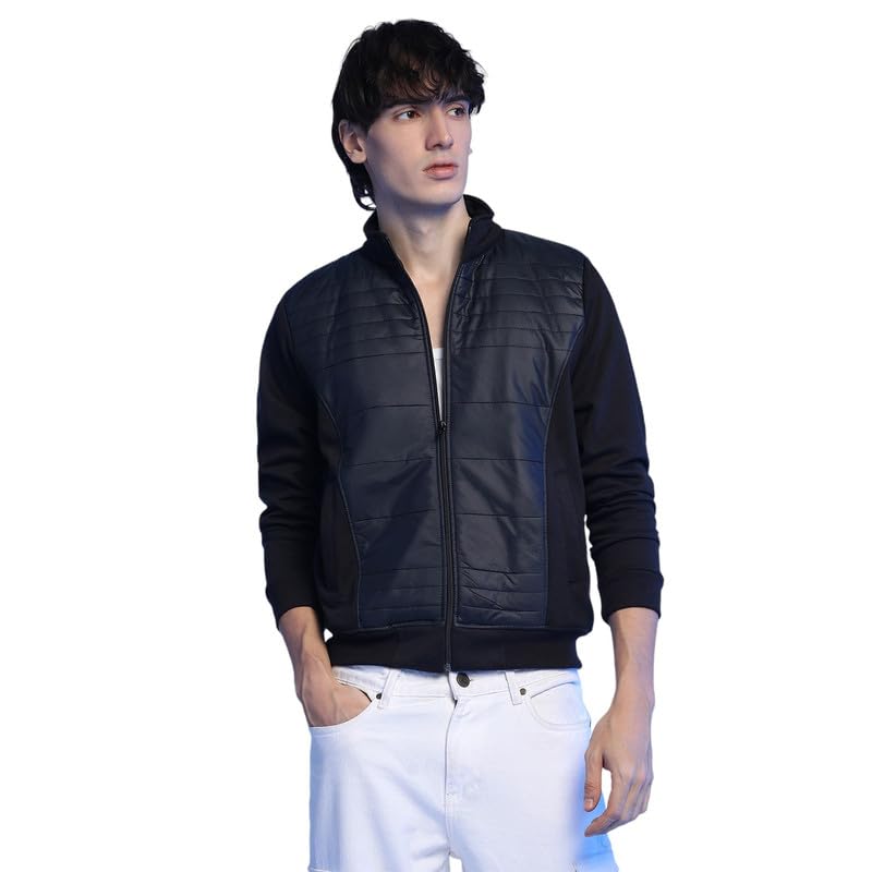 cahoot Men's Jacket | Casual Wear | Low-High Neck | Long Sleeve | Zipper Closure | Polyester Jacket Crafted With Comfort Fit For Everyday Wear-picture-23