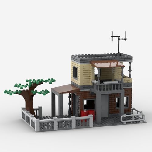 Lemess Military House WW2 Base Building Set, 349 Pcs Military Base Building Sets, WW2 House Building Block — view 4