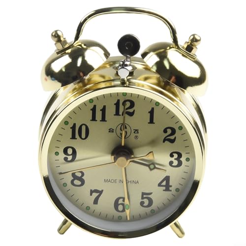 Reviews de Despertadores mecánicos y de cuerda los 10 mejores. 46 Susuoforna Reloj despertador mecánico dorado de herradura clásico, 7 cm de cuerda manual