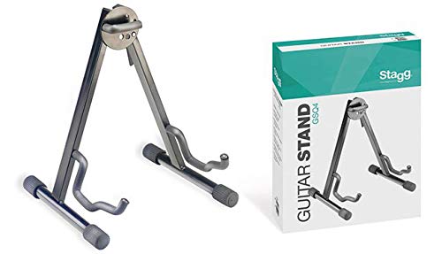 Stagg 56 001,9 cm Q série »Support Stand en A pour guitare avec body-rest - Les Beatles, Paul McCartney, John Lennon, RIngo Starr, George Harrison Stagg 56 001,9 cm Q série"Support Stand en A pour guitare avec body-rest