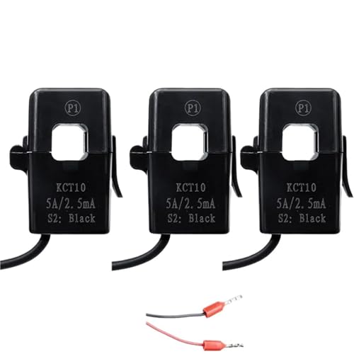 Suivi consommation électrique : pack de 3 transformateurs KCT10 5A-75A pour domotique