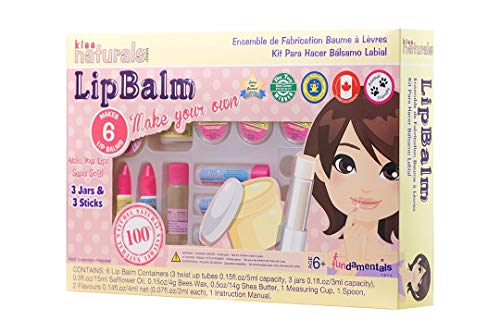 Kiss Naturals: Lip Balm Making - Make 6 Lip Balms, DIY Kids Beauty Craft, Organic Ingredients, Beeswax, Shea Butter, 2 Flavors, STEM Activity, Ages 6+ image 2