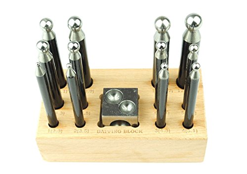 Proops 12 Piece Small mini qualità Dapping Doming