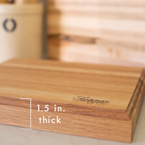 Tabla de Cortar Scotsman Maple Classic | Diseñada por Ben Napier | 9,5" x 12" x 1,5" | Tablas de Corte Estadounidenses de Madera Dura Americana | Aceite Mineral para Uso Alimentario | Ideal para Asar y Regalar miniatura 4