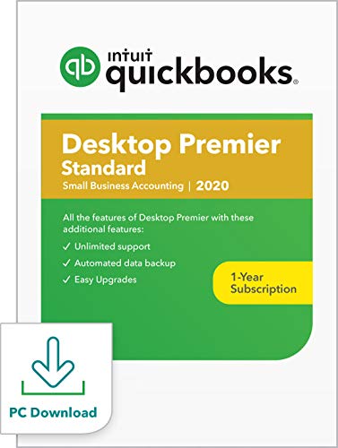 QuickBooks Desktop Premier Plus (Standard) 2020 Accounting Software for Small Business [PC Download]