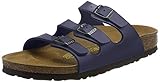 Material: Birko-Flor Birkenstock Damen Florida 554713 Pantoletten, Dunkelblau, 39 EU