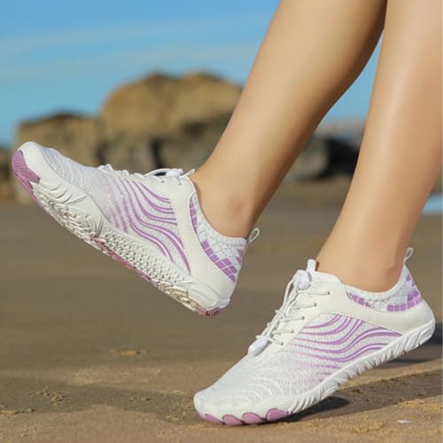 Image of Hike Barefoot Shoes Women's Men's Walking Running Gym Trainers Wide Fit Non-Slip Lightweight Outdoor Swim Surf Water Shoes