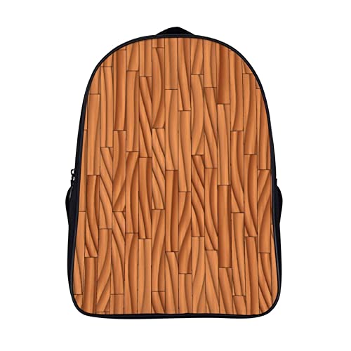 Sac à dos d'école pour garçons marron 40x28x16cm