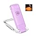 LUXSWAY USB Rechargeable Book Light for Reading,Small Book Reading Light in Bed,Wireless Clip On Bookmark Kids Light for Bed,Brightness Adjustable for Eye Care,2 4000K and 2 1550K LEDs for Bookworms