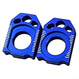 HEBEOT Kettenerhöhung, Motorrad-Kettenheber, Aluminiumlegierung, blaue Farben, CNC-Bearbeitung, allgemeine Passform für CR125R CR250R CRF250R X Modelle Bodenfreiheit Verbesserung, 2-teiliges Set