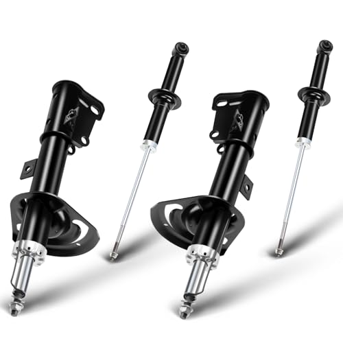 SCITOO Front Rear Shock Absorbers Fits for Chrysler 200 2011-2014,for Chrysler Sebring 2007-2010,for Dodge Avenger 2008-2014 Auto Shocks 339247 339248 341479 (4Pcs)