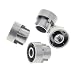 Produktbild 4 x Lego Technic Getriebe Ring Kupplung flat silber grau Technik 76052 70323 75144 41238 32187