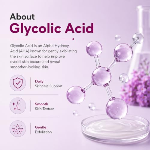 Image of Glyco 6 Glycolic Acid Face Cream 6% w /w | Exfoliating Cream for Acne, Pimples & Dark Spots | Unclogs Pores & Improves Skin Texture | Suitable for Dry & Acne-Prone Skin | 30g (Pack of 1)