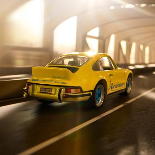 Hot Wheels Porsche 911 RSA a escala 1:64 amarillo miniatura 7