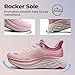 NORTIV 8 Women's Slip On Walking Shoes Cushioning Hands Free Non-Slip Breathable Comfortable Workout Running Tennis Gym Athletic ActiveBreeze Fashion Sneakers,Size 8.5,Pink,SNRS24007W-L