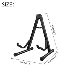 Display4top Support de guitare pliable universel A-Frame pour guitare acoustique et électrique, noir - Les Beatles, Paul McCartney, John Lennon, RIngo Starr, George Harrison Display4top Support de guitare pliable universel A-Frame pour guitare acoustique et électrique, noir – Image 2