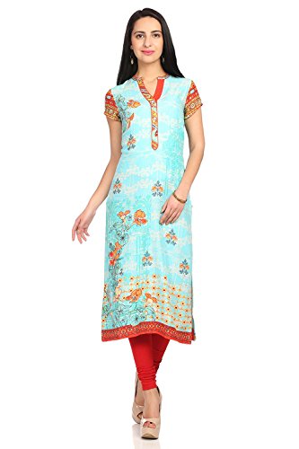 BIBA Women's Straight Kurta