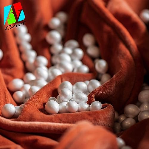 Image of Bean Bag Filling Beans Filler - 1.5 kg Premium Refill Pack | High-Density EPS Polystyrene Balls for Bean Bags, Toys, Cushions & Crafts | Lightweight, Durable & Long-Lasting Support