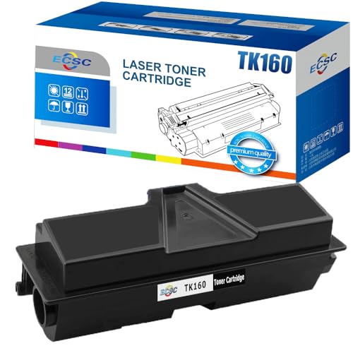 Image of ECSC Toner Cartridge TK-160 For Printer, Compatible With Kyocera ECOSYS P2035d P2035dn FS-1120D FS-1120DN FS-1120 Series (Black, 1-Pack)