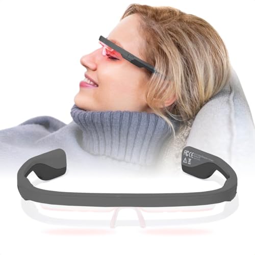 AYO+ Lichttherapiebrille: Carbon Black Limited Edition - Maximieren Sie Schlaf Energie und Stimmung einzigartiges 670nm rotes Licht für die Augengesundheit - Ihre Alternative zur Tageslichtlampe