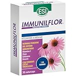 ESI - Immuniflor, Integratore Alimentare a Base di Fermenti Lattici e Vitamina C, Favorisce le Difese Immunitarie Contro i Malanni Tipici della Stagione Invernale, Senza Glutine, 30 Naturcaps