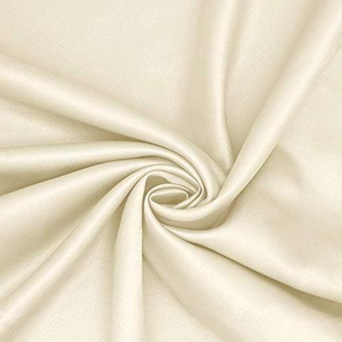 2pc New Queen/Standard Silk~y Satin Pillow Case Multiple Colors (Beige, Standard) - Image 3