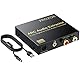 PROZOR HDMI ARC Audio Extractor, 192 kHz DAC-Konverter ARC Audio Extractor unterstützt 5.1-Kanal-Digital-ARC-Audio zu analogem Stereo-Audio RCA L/R optisch und 3,5-mm-Klinken für TV