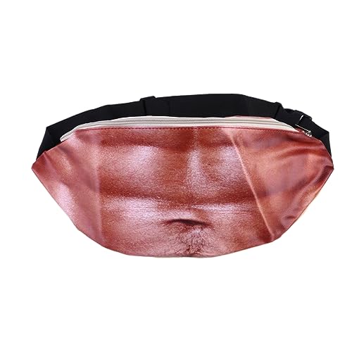 Borsa Vita Simulata Divertente e Creativa Con Design Abs Portamonete Pu Per Uomo e Donna Pouch Da Viaggio Sicura e Casual Con Ampio Scomparto Per Oggetti Personali