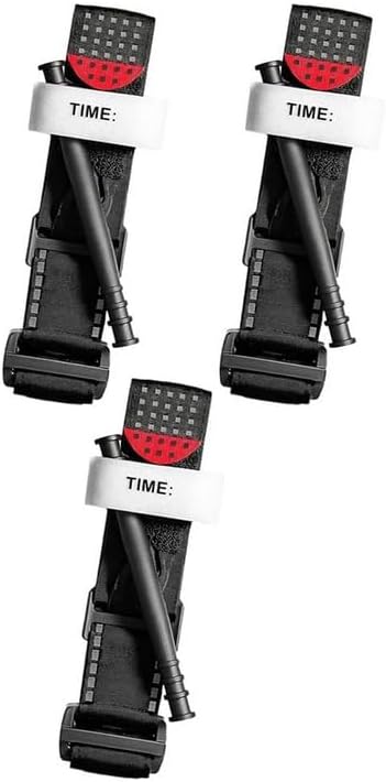 Tourniquet, Emergency Tourniquet, Tactical Emergency Strap Single Handed Application, Torniquetes Medical First Aid Equipment for Hiking Camping Travel Home Outdoor Sports (75cm, 3Pack)