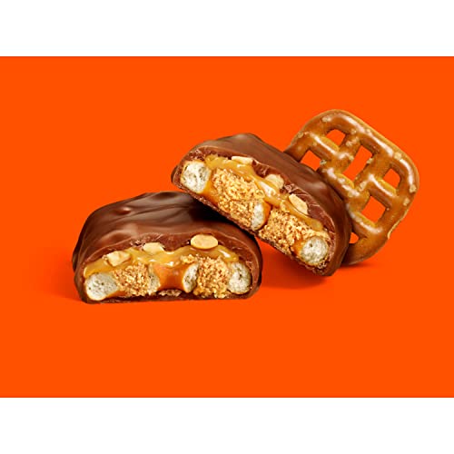 Reese's Take 5 Pretzel, Caramel, Peanut Butter, Peanut, Chocolate Snack Size, Easter, Candy Bars Bag, 11.25 Oz #TOP2