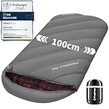 KingCamp 寝袋 シュラフ フランネル生地 冬用 オールシーズン 封筒型 大きいサイズ 幅100cm 2.1KG コンパクト防水 洗える 防災 アウトドア 登山 車中泊 キャンプ 寝具 連結可能 sleeping bag