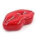 Women Acrylic Lips-shaped Evening Bags Purses Clutch Vintage Banquet Handbag (Red) Medium