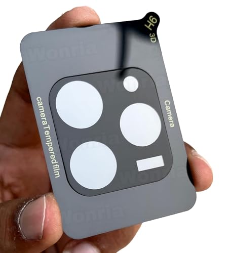 Image of Pack 1- Back Camera Lens Protector for Realme 15T 5G [3D Premium] Camera Glass Protector (Black)