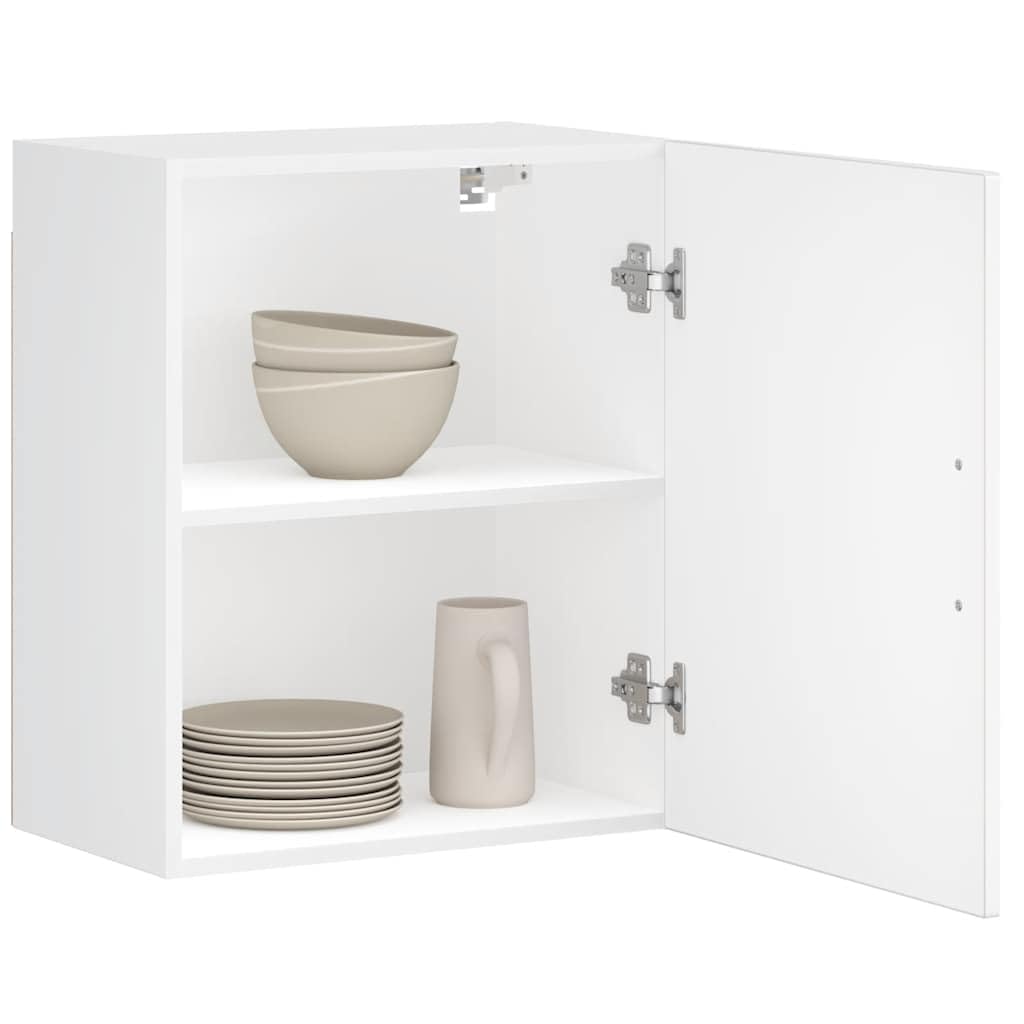 Lot de 2 armoires de cuisine suspendues Porto - En bois - Blanc - 50 x 31 x