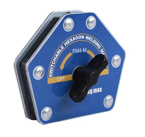 Generic 110LBS Welding Magnets, On/Off Switchable Welding Magnet Holder, Heavy Duty Magnetic Welding Clamps, Multi Angle 30° 45° 60° 75° 90° 105° 120° 135° 150° (FM4-M)