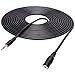 Movo MC20 3.5mm Audio Cable - 3.5mm TRS Female to Male 20ft Extension Cord for Microphones, Headphones, and More