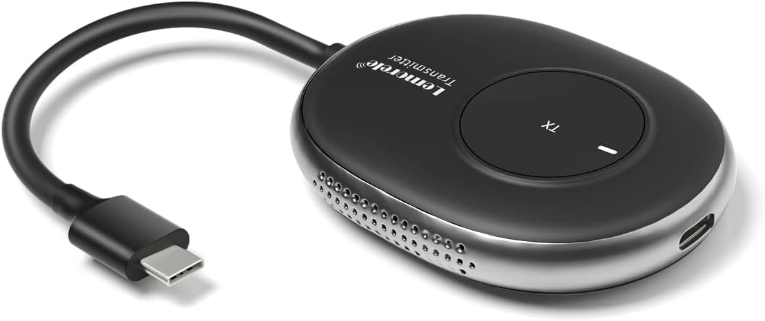Lemorele Kit HDMI Wireless USB-C 50 m, 1080P@60Hz, fino a 8 TX per 1 RX | TX USB-C per contenuti da PC, Mac e Chromebook a TV, monitor o proiettori; più trasmettitori abbinabili allo stesso RX