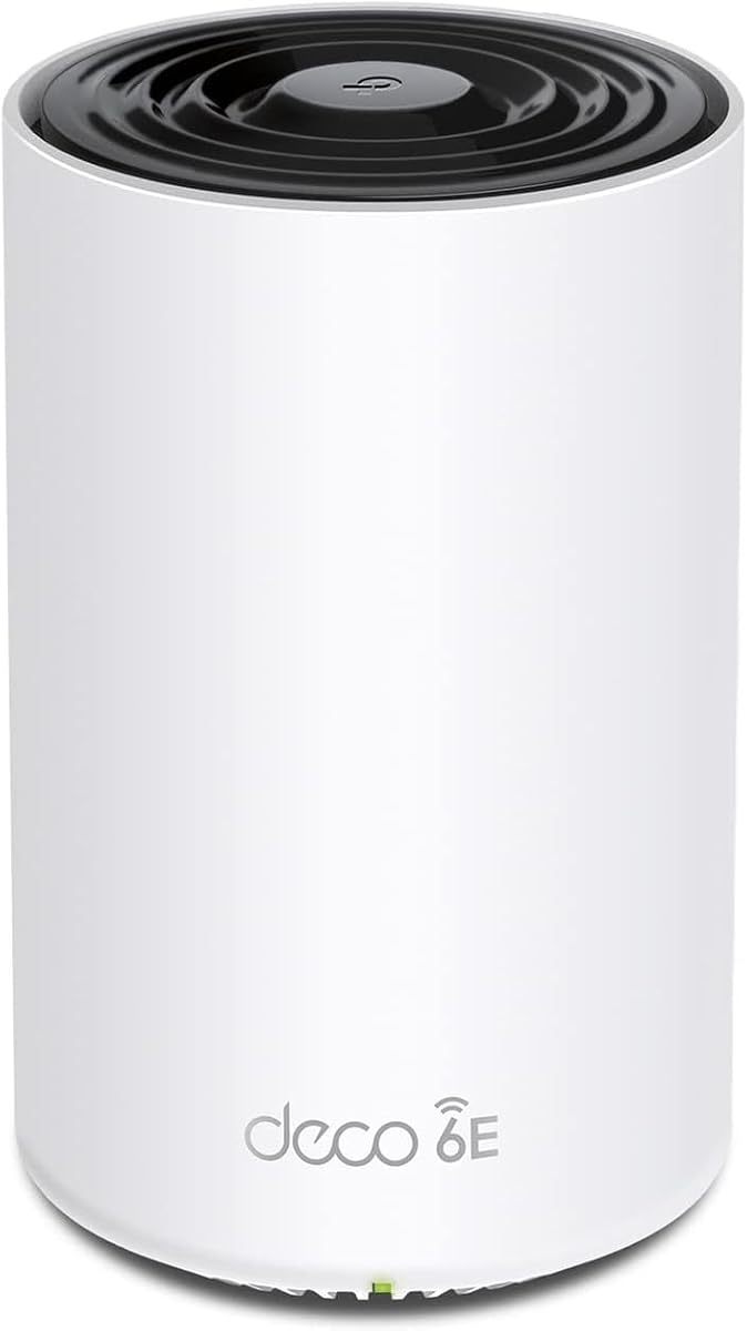 TP-Link Deco AXE5400 Sistema de malla WiFi 6E de tres bandas (Deco XE75) - Cubre hasta 2900 pies cuadrados, reemplaza el enrutador y extensor WiFi, malla impulsada por IA, nueva banda de 6 GHz, 1 paquete (renovado)