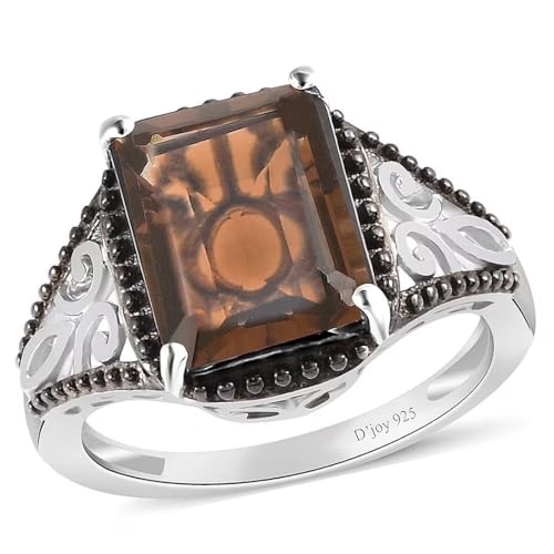 Birthstone Rings for Women Sterling Silver 925 with Platinum Plated - Daughters Mothers Engagement Promise Rings for Her - Gemstone Jewelry Birthday Gifts for Women