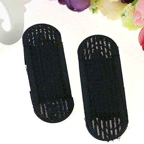 4 peças de grampos de cabelo para franja esponja para aumentar volume base inserções de cabelo, clip