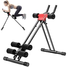 Abdominal Roller, Ab Workout Equipment, Adjustable Ab Machine Full Body Workout for Home Gym Strength Training Exercise Equipment for Body Shaping Foldable Waist Trainer Suitable for Beginn