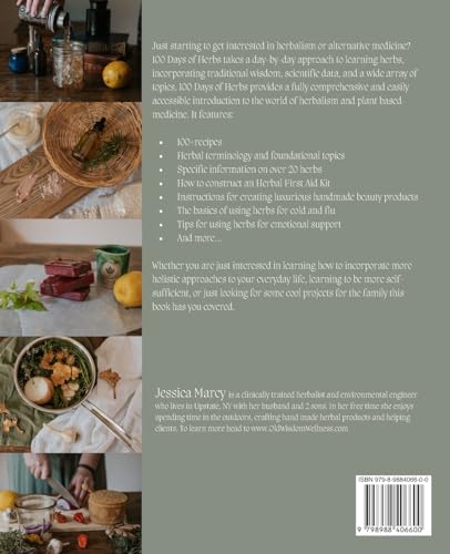 100 Days of Herbs: Small daily tasks to cultivate a deeper connection with herbal practices.