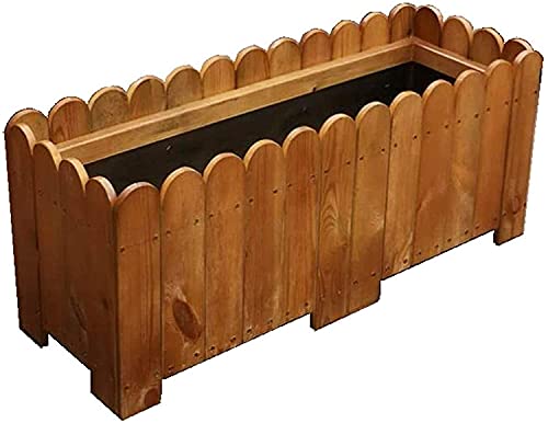 GCSQF Cama elevada para jardín Jardinera jardinería Plantación elevada de Camas de jardín, Maceta de Verduras, Maceta de jardín, Flor de Madera anticorrosiva al Aire Libre, balcón al Aire Libre