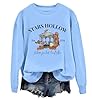 Stars Hollow Sweatshirt - Where You Lead I Will Follow Sky Blue #1