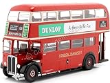  Ixo AEC Regent III RT London Transport Doppeldecker Bus Dunlop 1939 rot Modellauto 1:43 Models