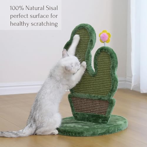 PetPals Cactus Style Double Sided Cat Scratcher with Self Grooming Brush by PetPals - Used condition - Image 5
