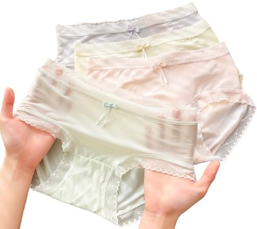 ayushicreationa Womne's Seamless Moisture Wicking Antibacterial No Show Bikini Panties, Breathable High-Waisted Underwear, Multicolor Pack of -3 Free Size-picture-10