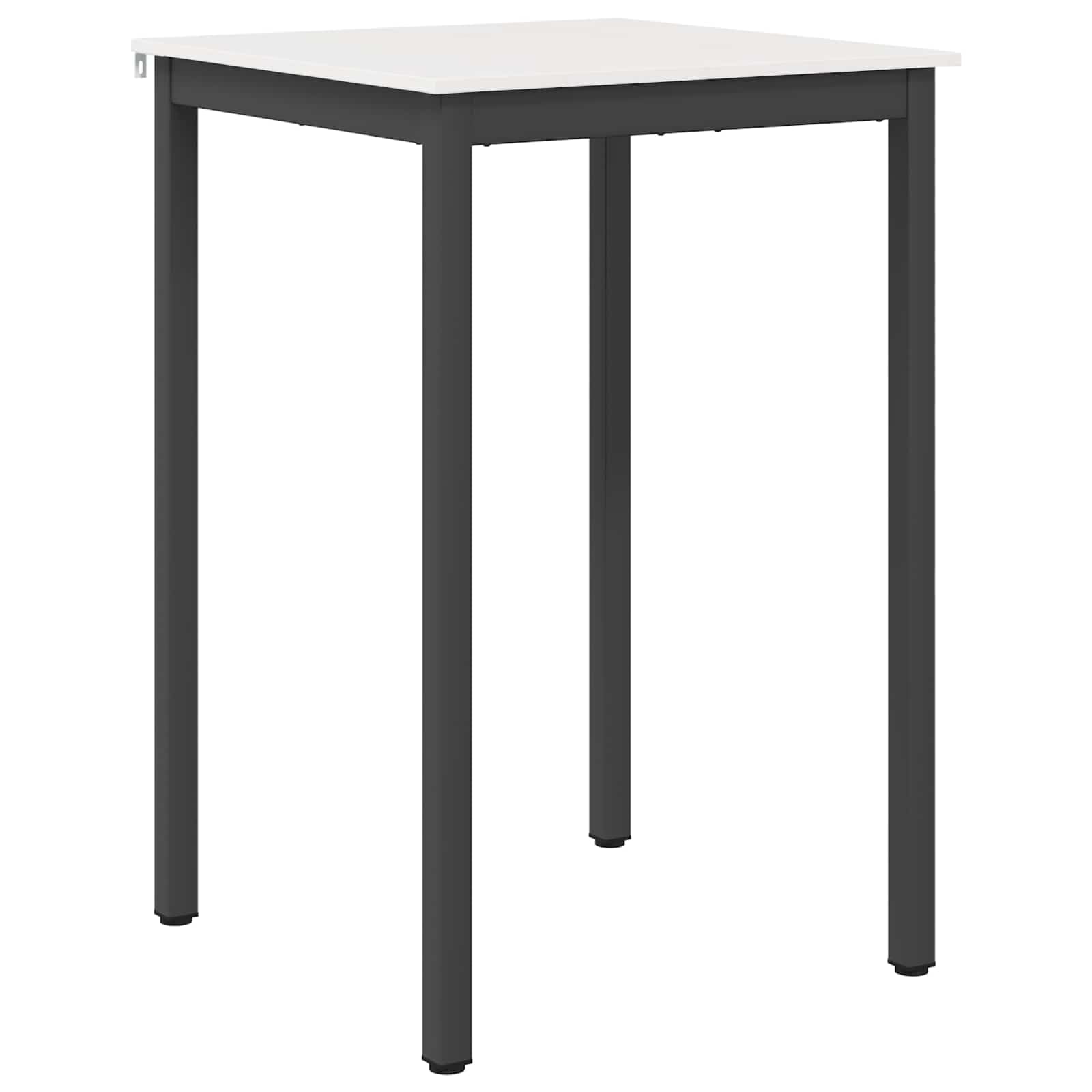 Table de bar stable en pin et métal avec poutres en H pour la cuisine